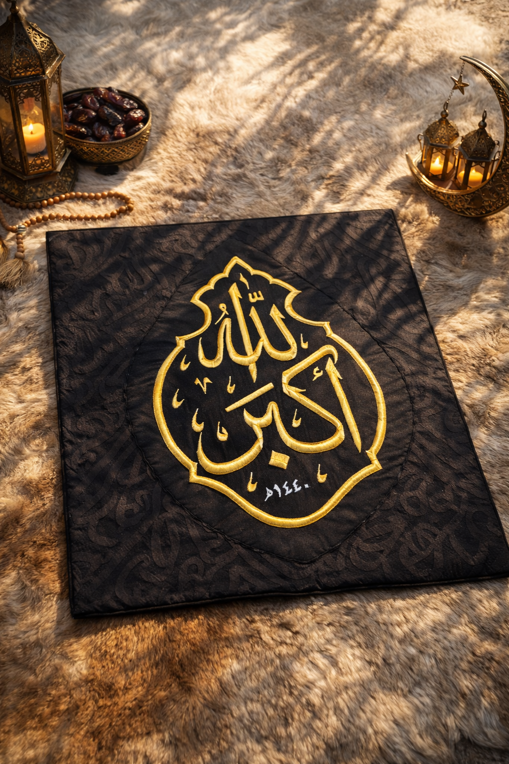 Kaaba Kiswah Qandeel Combo with Hizam Belt (5 Pieces) – Sacred Set - Image 3