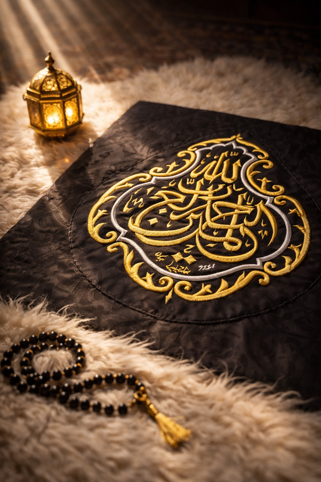 Kaaba Kiswah Qandeel Combo with Hizam Belt (5 Pieces) – Sacred Set - Image 2