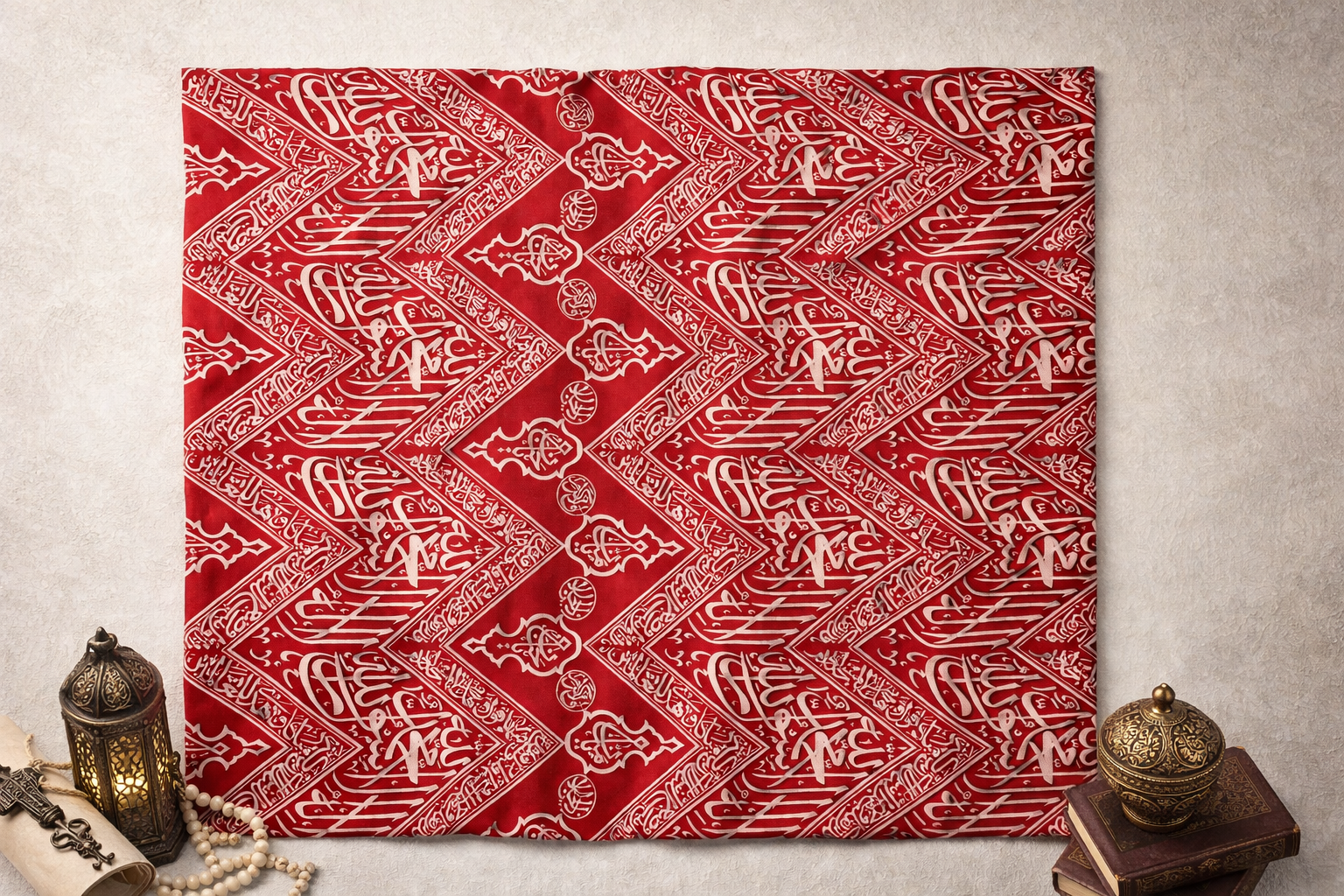 Makkah & Madinah Fabric Cloths Combo Set (4 Pieces) – Sacred Islamic Collection - Image 2